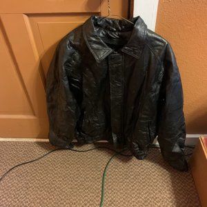 Mark Andre XL Black Bomber Jacket